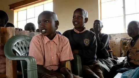 African children Stock Footage 8983247