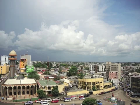 African city timelapse Stock Footage 60711995