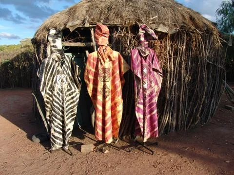 African clothes Stock Photos