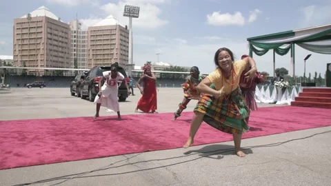 African  cultural Performance Stock Footage 221147630