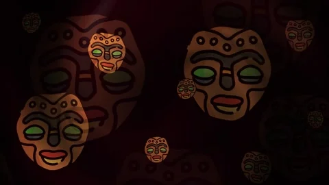 African Culture Background Loop Stock Footage 309455882