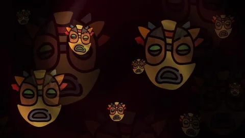 African Culture Backgrounds Loop Stock Footage 309455885