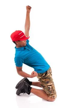 African dancer breakdance  dancer Stock Photos