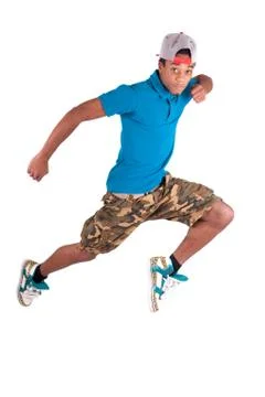 African dancer breakdance  dancer Stock Photos