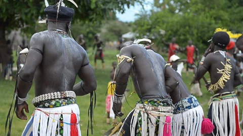 African dancers Stock Footage 36821201