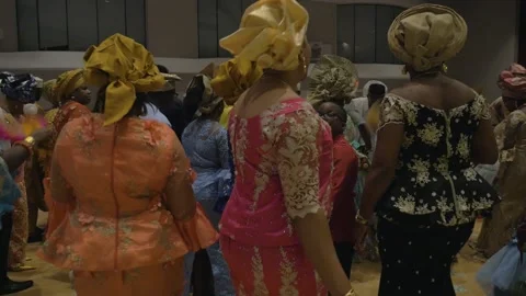 African dances at wedding. Stock-Footage 148890607