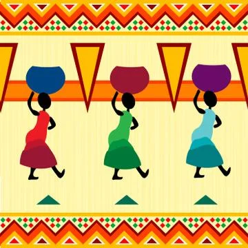 African design Stock Illustration