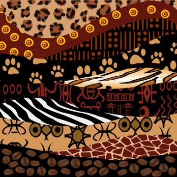 African design Stock Illustration