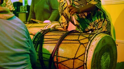 African Drum Concert Stock Footage 239028451