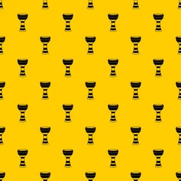 African drum pattern vector 스톡 일러스트