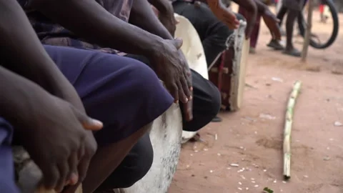 African drums Stock Footage 161197082