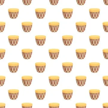 African drums pattern for musical rhythm design Stock Illustration