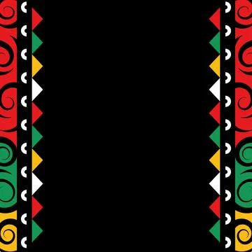 African ethnic pattern background Vector Illustrazione stock