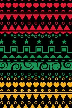 African ethnic pattern Vector Stock Illustration