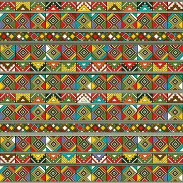 African ethno pattern 6 Stock Illustration