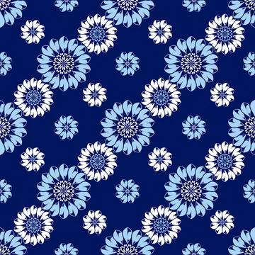 African fabric pattern Stock Illustration