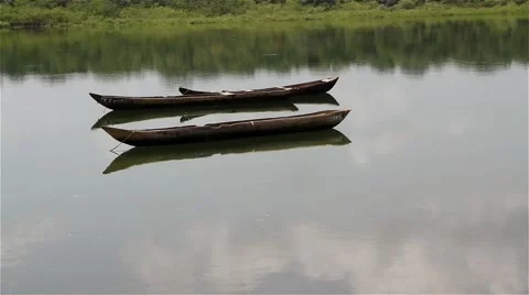 African fish boat Vidéo 56848433