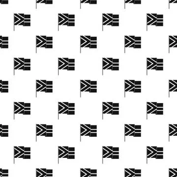African flag pattern vector seamless Stock Illustration