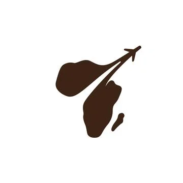 African Flight Logo Stock Illustration