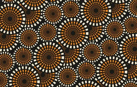 African graphic wallpaper background in tribal vibe Illustrazione stock