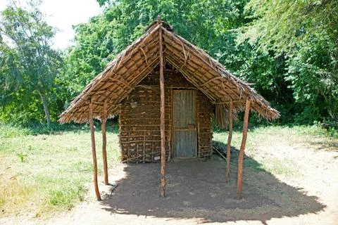 African hut Stock Photos