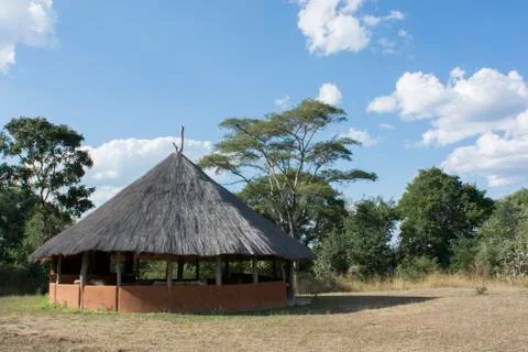 African hut Stock Photos