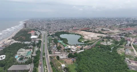 The African lake Stock Footage 292994313