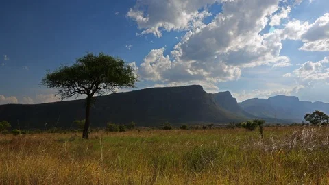 African Landscape Time Lapse Stock-Footage 101210198