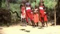 African Maasai Tribe Jumping Dance Vintage Film Retro Film Home Movie 8361 HD Footage