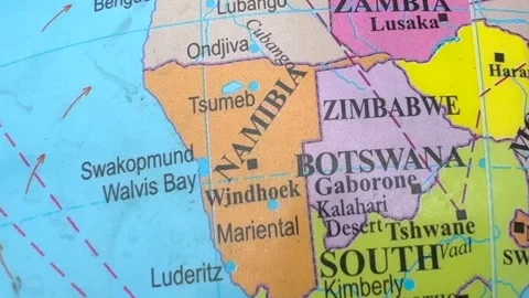 African map Stock Footage 325709759