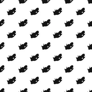 African map pattern vector seamless Illustrazione stock