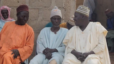 African Men Waiting for Help co Stock Footage 115662499