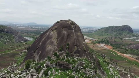 African mountain Landscape Stock Footage 166063290