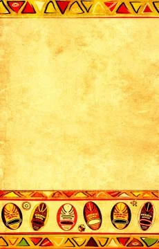 African national patterns Stock Illustration