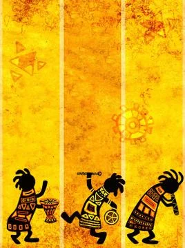 African national patterns Stock Illustration