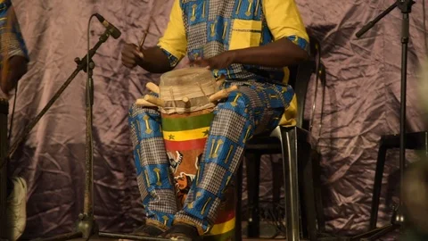 African percussionists Stock Footage 91578194