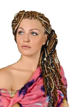 African plaits Stock Photos