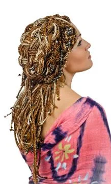 African plaits Stock Photos