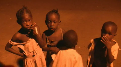 African poor children Stock Footage 362353