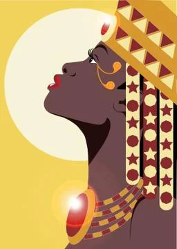 AFRICAN PRINCESS Stock Illustration