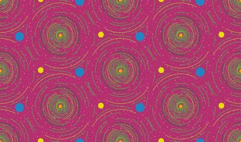 African Print fabric seamless background, Ethnic handmade ornament for your.. Stockillustratie