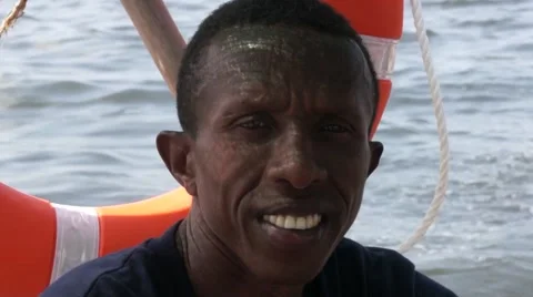 African sailing boat, Kenya Video stock 47190861