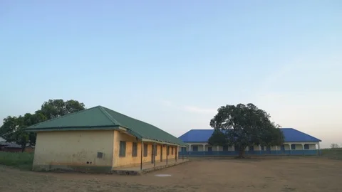African school building Stock Footage 100901528