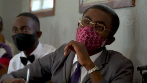 African school children in class Stock Footage 250264172