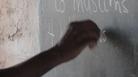 AFRICAN SCHOOL Stock Footage 41458777