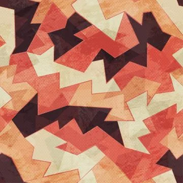 African seamless pattern Illustrazione stock