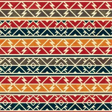 African seamless pattern Stock Illustration
