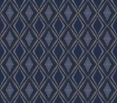 African seamless vector pattern Stock Illustration