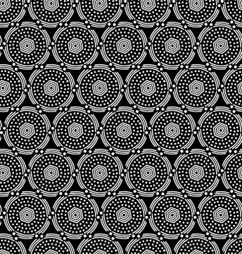 African seamless vector pattern Stock Illustration