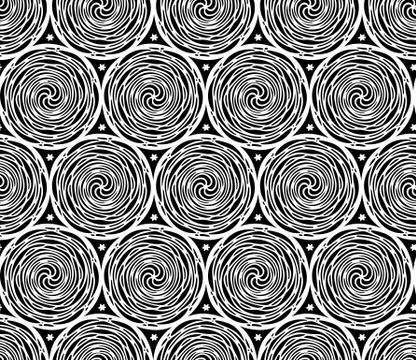 African seamless vector pattern Stock Illustration